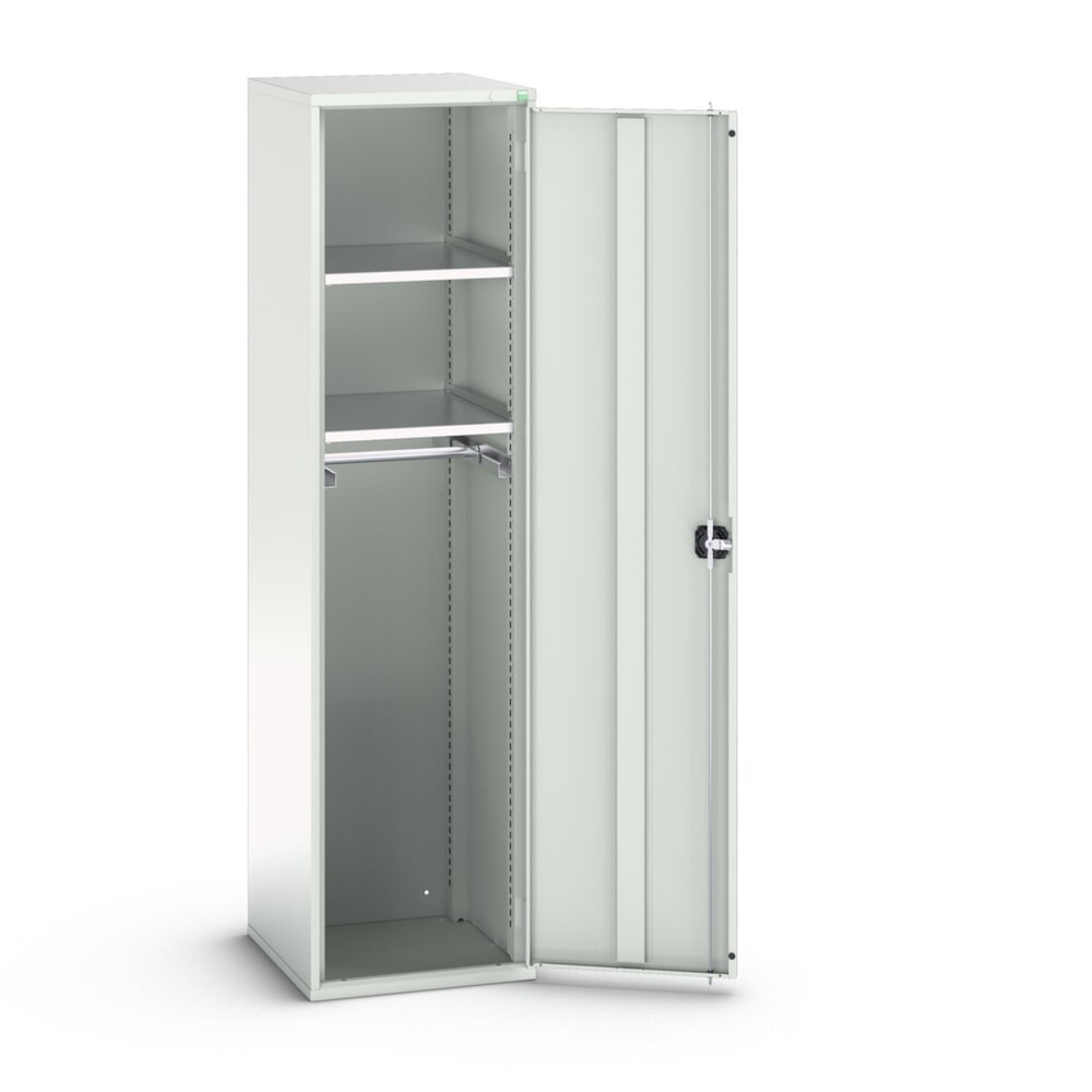 Produktabbildung: bott verso Garderobenschrank, mit 2 Fachböden und 1 Kleiderstange, BxTxH: 525 x 550 x 2000 mm