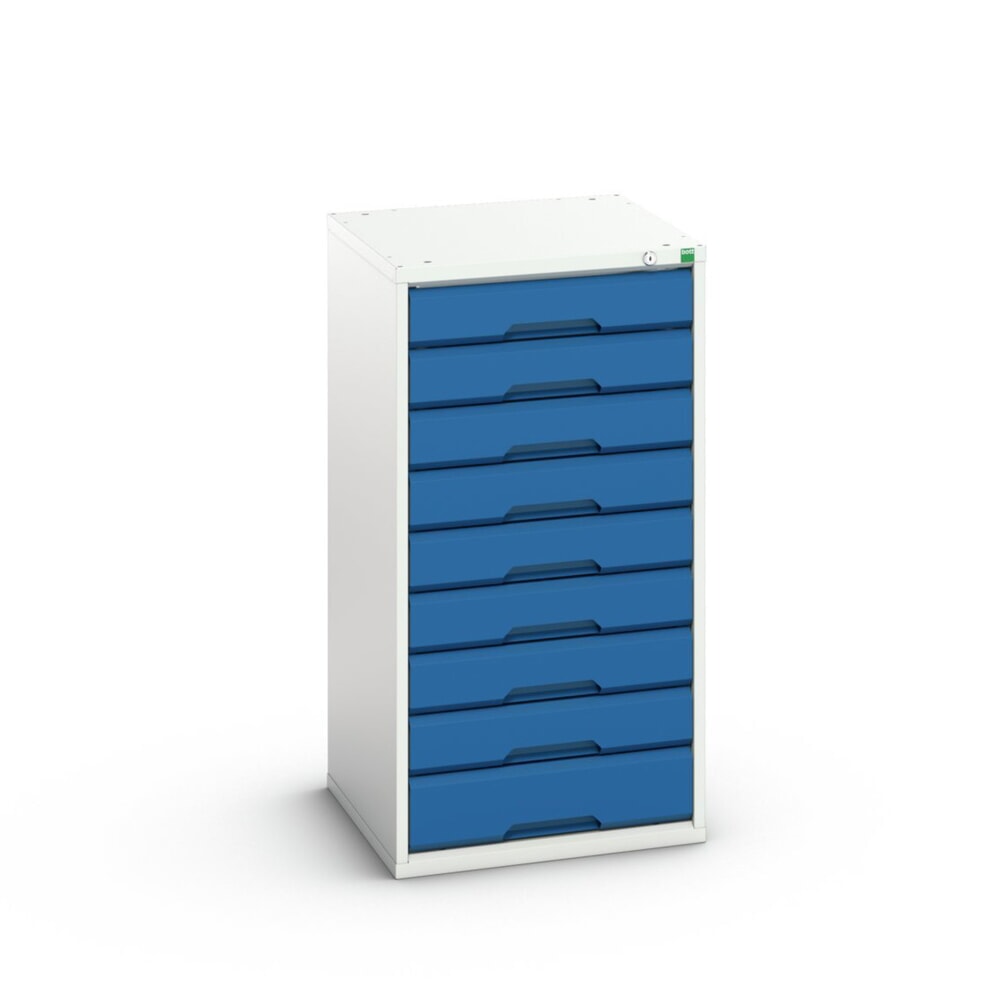 Produktabbildung: bott verso Schubladenschrank, mit 9 Schubladen, BxTxH: 525 x 550 x 1000 mm