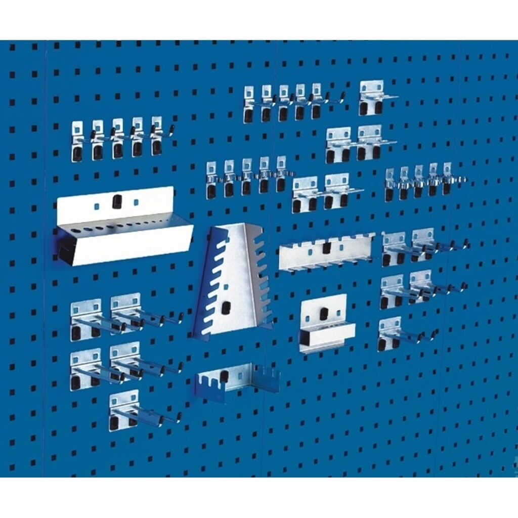 bott Werkzeughalter, 10 Haken/10 Doppelhaken/20 div. Halter, BxHmm, 40-tlg. Produktabbildung: bott Werkzeughalter, 10 Haken/10 Doppelhaken/20 div. Halter, BxHmm, 40-tlg.