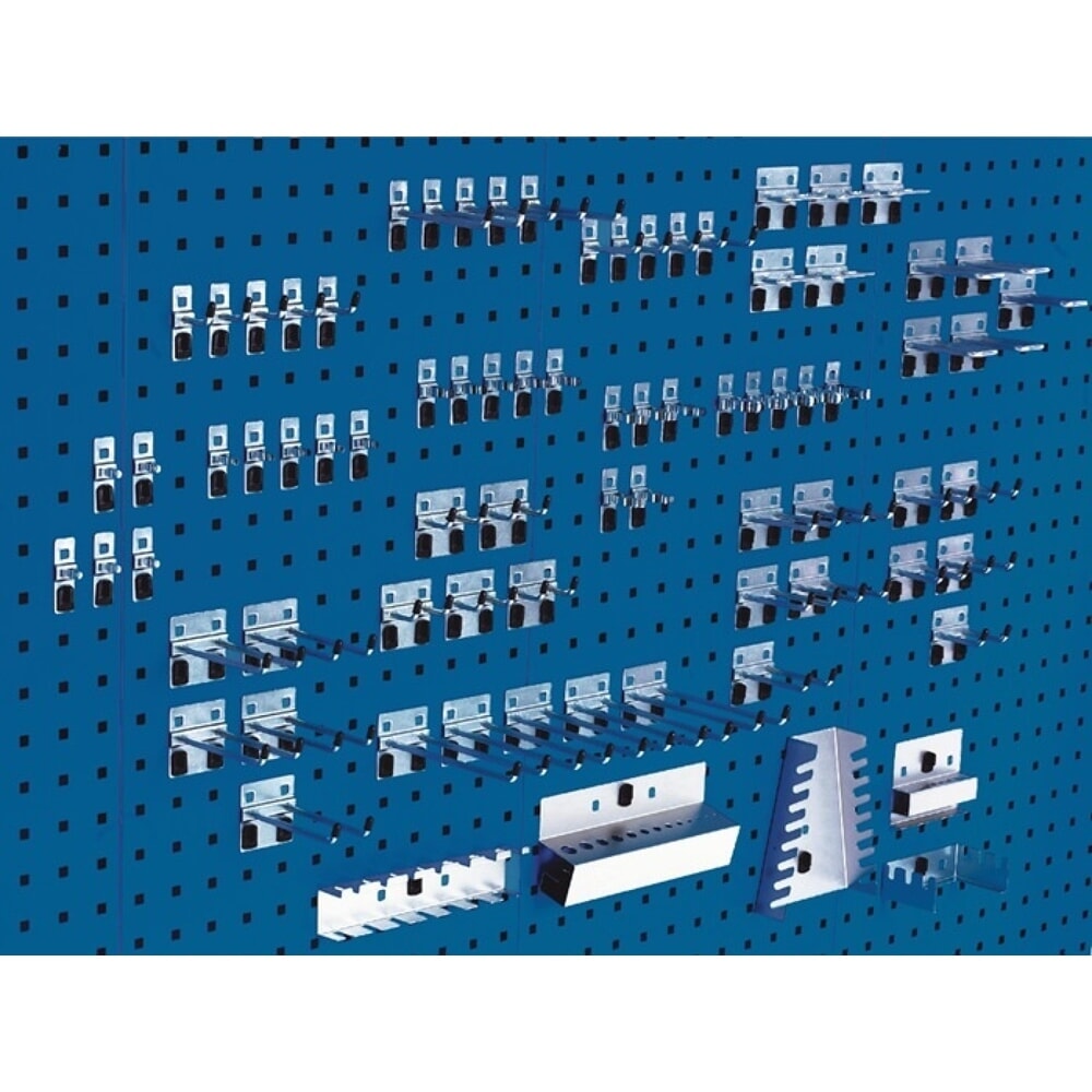 Produktabbildung: bott Werkzeughalter, 15 Haken/25 Doppelhaken/40 div. Halter 8, BxHmm