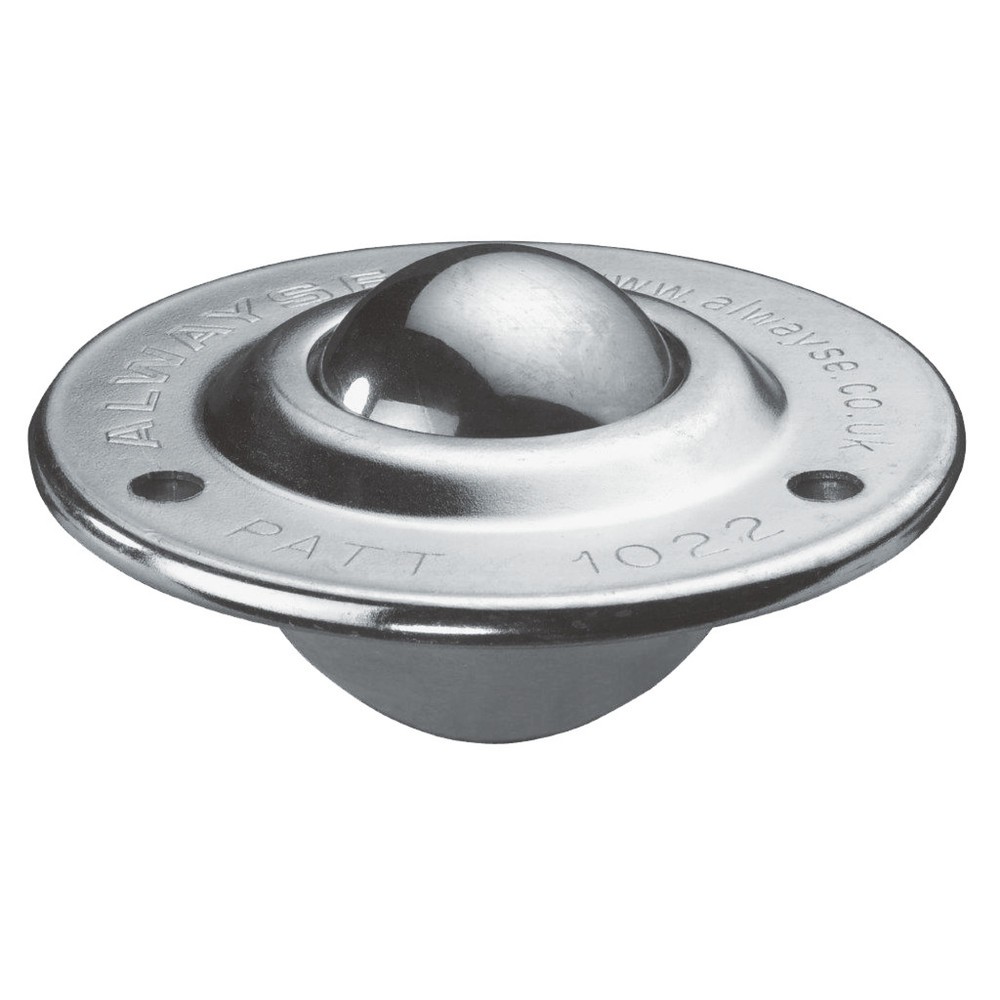 Produktabbildung Nr. 2: BS ROLLEN Kugelrolle mit Befestigungsbohrung, Stahl, Ø 19 mm, TK 25 kg