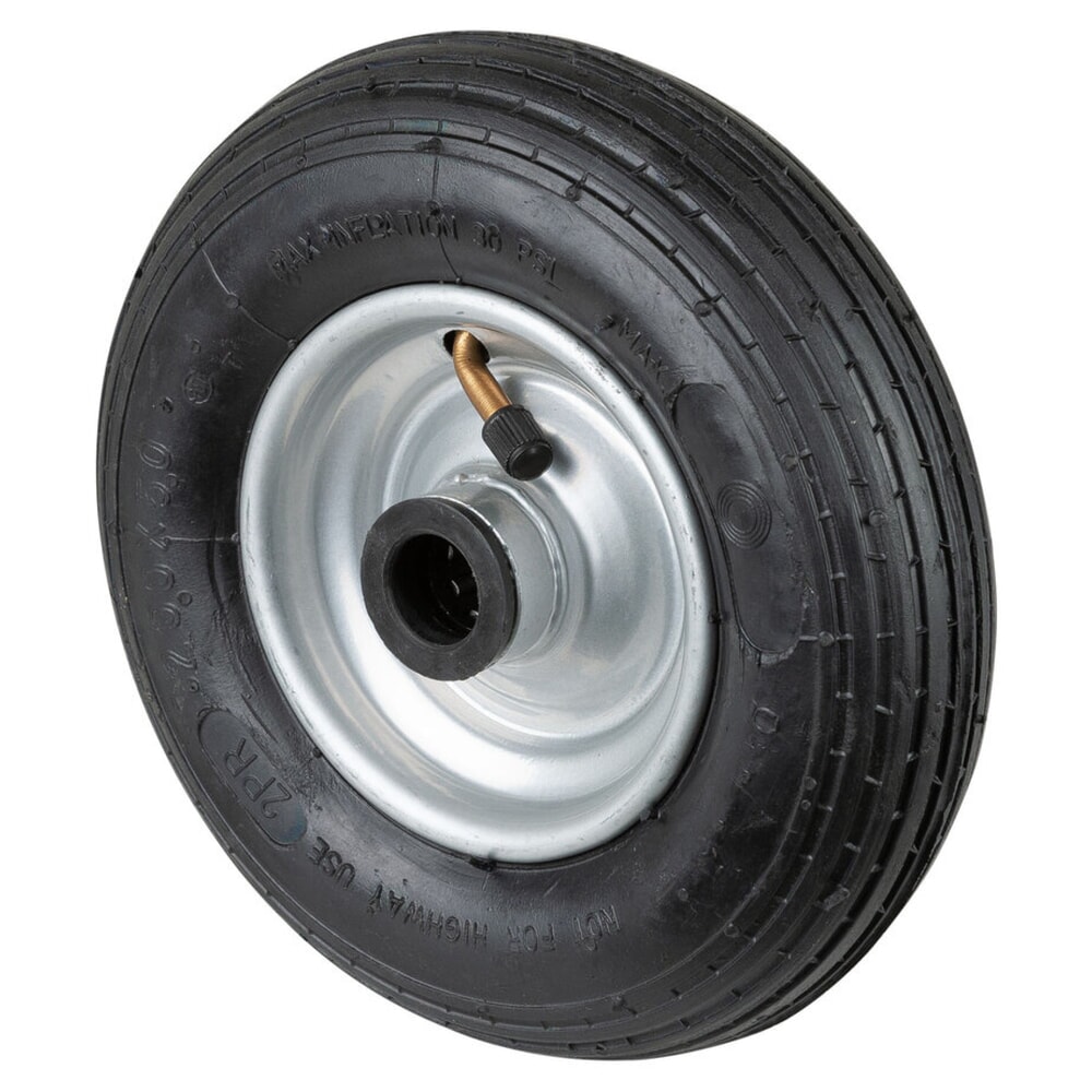 Produktabbildung: BS ROLLEN Luftrad, Rillenprofil, Rollenlager, Ø x Breite 200 x 50 mm, TK 80 kg