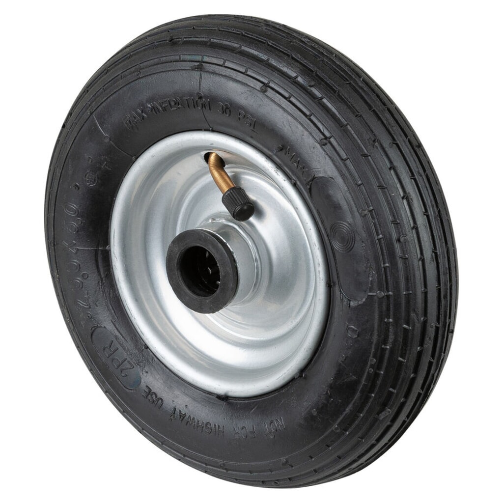 Produktabbildung: BS ROLLEN Luftrad, Rillenprofil, Rollenlager, Ø x Breite 200 x 50 mm, TK 80 kg