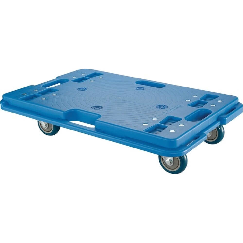 Produktabbildung: BS ROLLEN Transportroller, L600 mm B400 mm, Rad-Ø 75 mm 150 kg, Thermoplastik