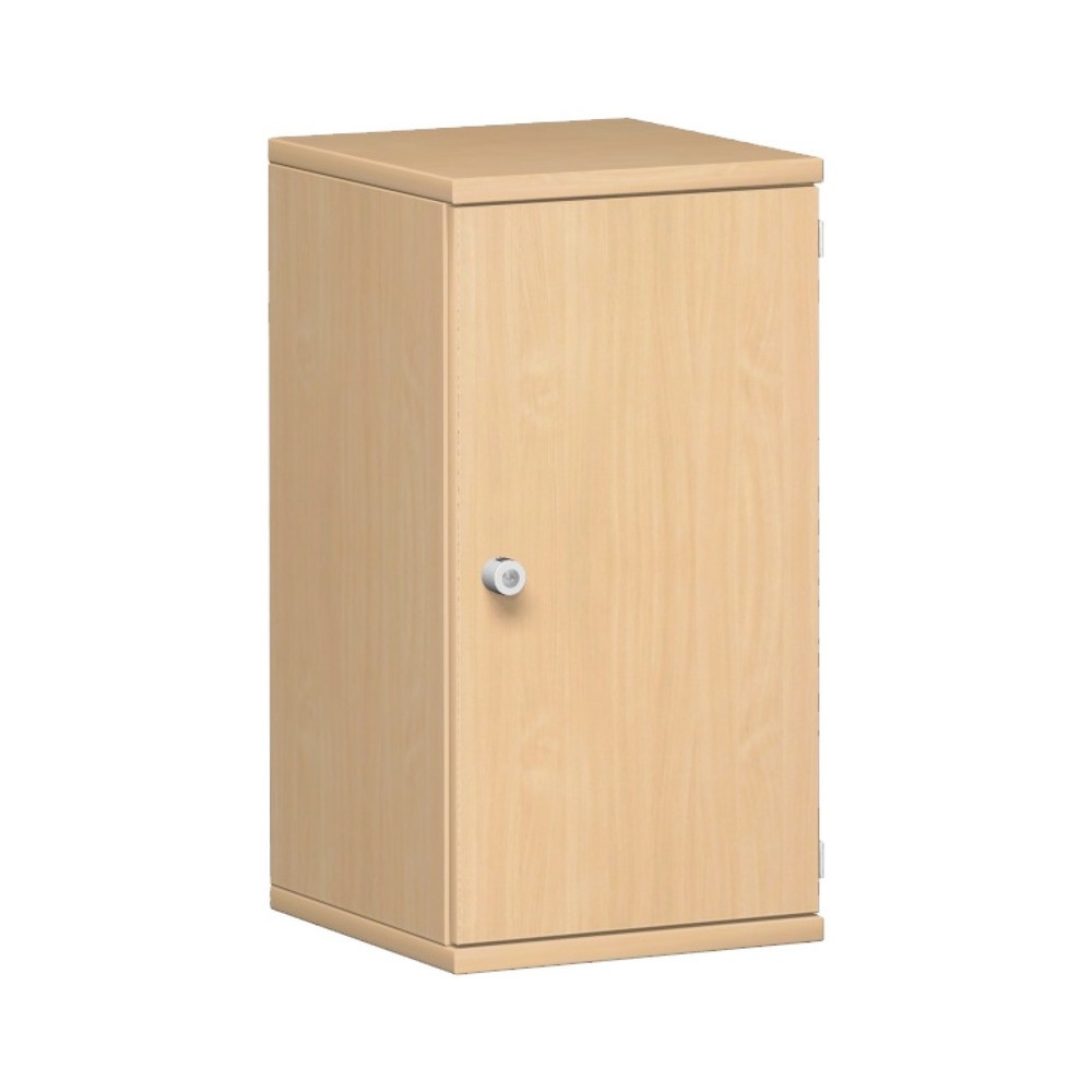 Produktabbildung: Geramöbel Büroschrank Profi, 2 OH, Breite 400 mm, Tür rechts, Buche