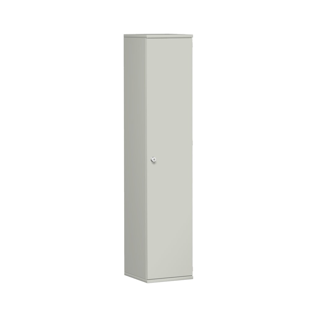 Geramöbel Büroschrank Profi, 5 OH, Breite 400 mm, Tür rechts, lichtgrau Produktabbildung: Geramöbel Büroschrank Profi, 5 OH, Breite 400 mm, Tür rechts, lichtgrau