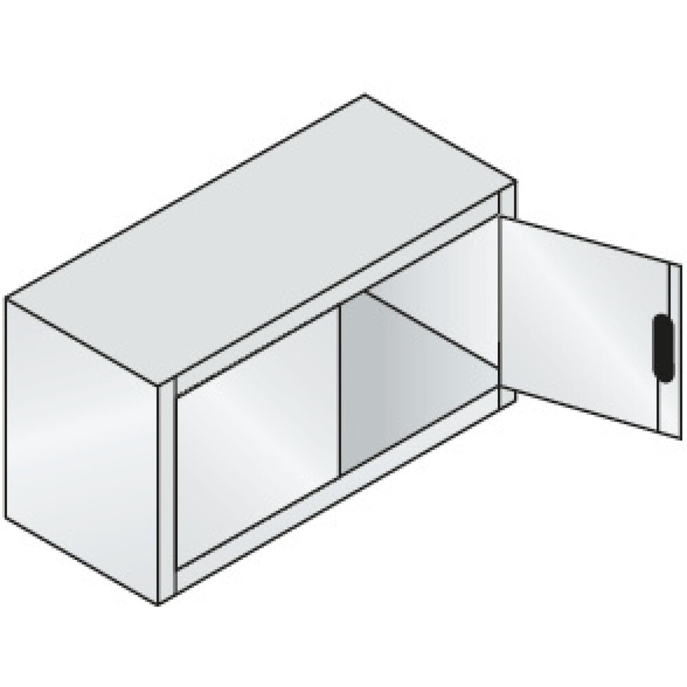Produktabbildung Nr. 3: C+P Beistellschrank, HxBxT 500 x 930 x 400 mm, lichtgrau, enzianblau
