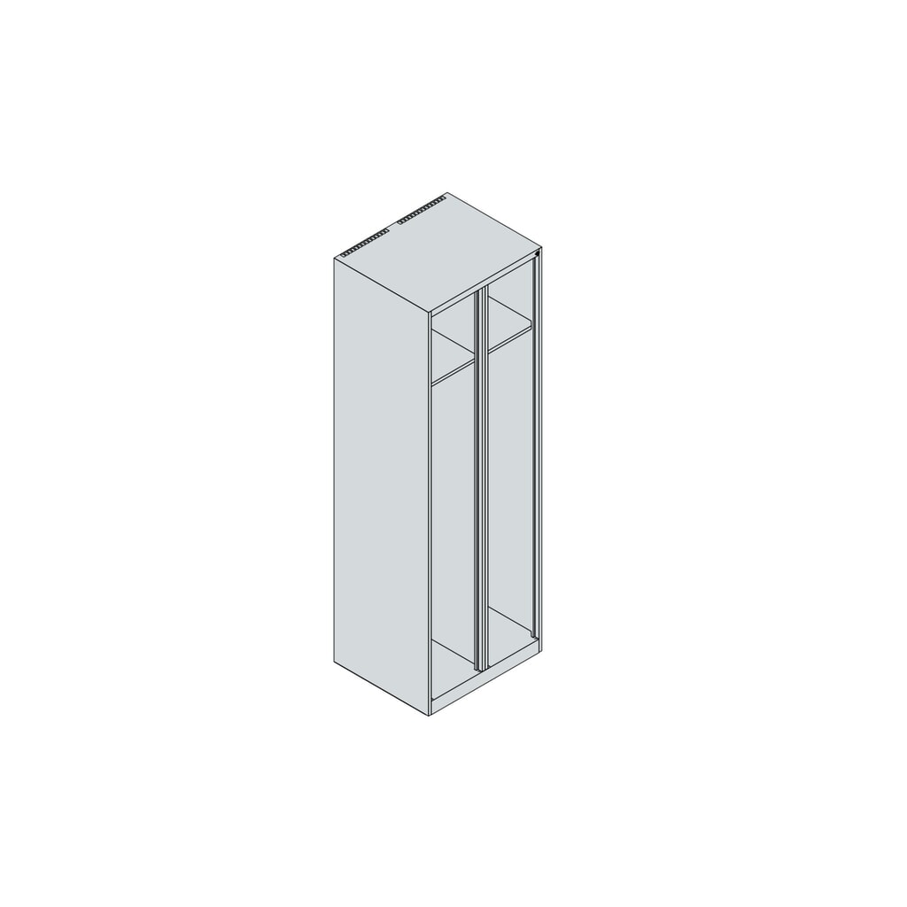 C+P Feuerwehrspind EXPERT, Füsse, 2 Abteile, HxBxT 1.850 x 600 x 500 mm, anthrazitgrau, mit Helmhalter Produktabbildung Nr. 5: C+P Feuerwehrspind EXPERT, Füsse, 2 Abteile, HxBxT 1.850 x 600 x 500 mm, anthrazitgrau, mit Helmhalter