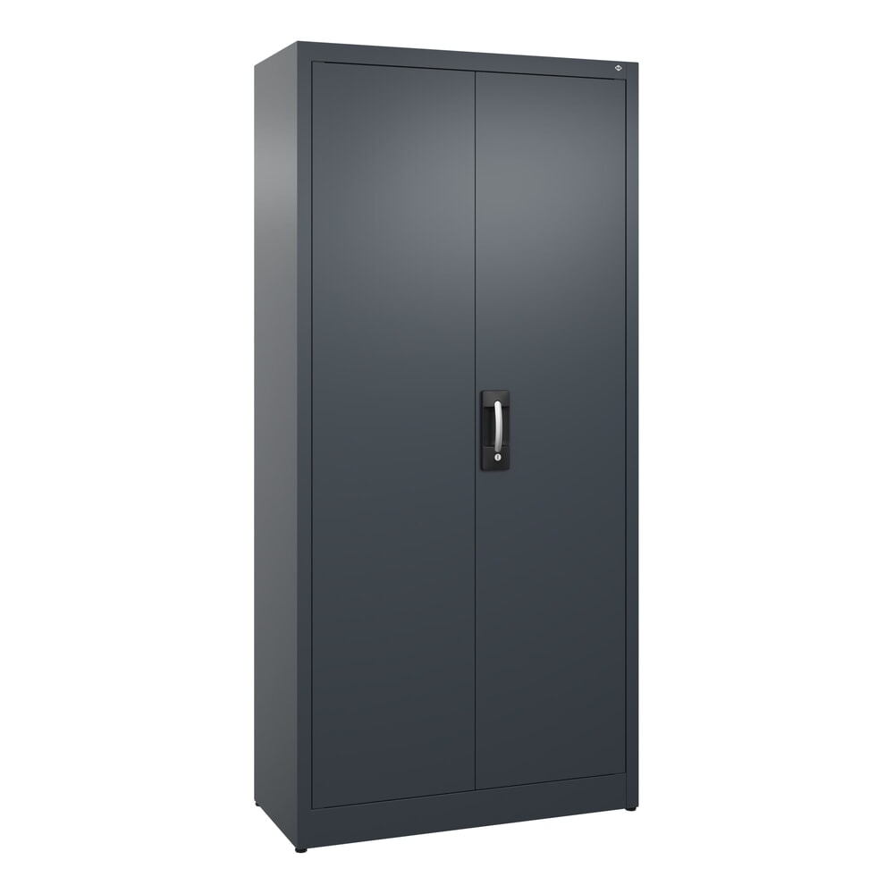 Produktabbildung: C+P Flügeltürenschrank, 5 OH, HxBxT 1.950 x 930 x 400 mm, anthrazitgrau, anthrazitgrau