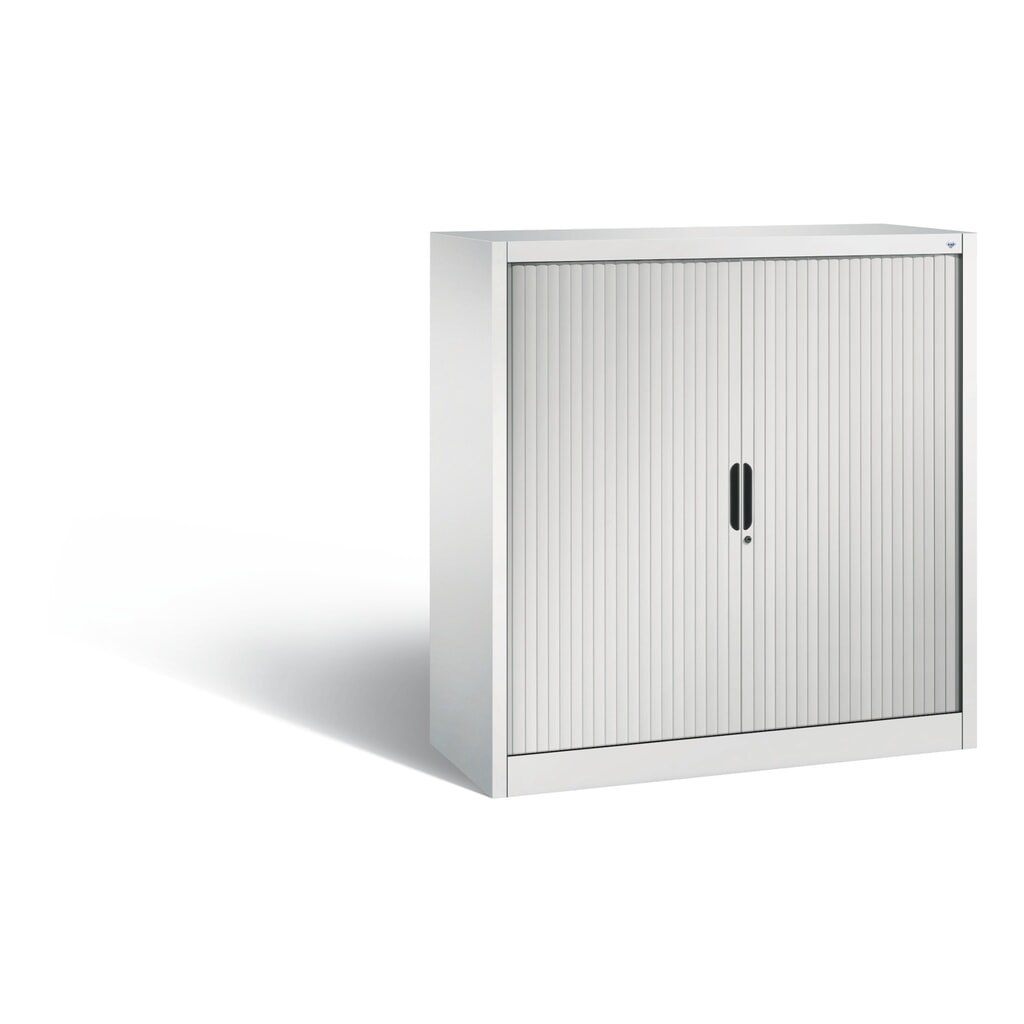 C+P Rollladenschrank, 3 OH, Breite 1.200 mm, lichtgrau Produktabbildung: C+P Rollladenschrank, 3 OH, Breite 1.200 mm, lichtgrau