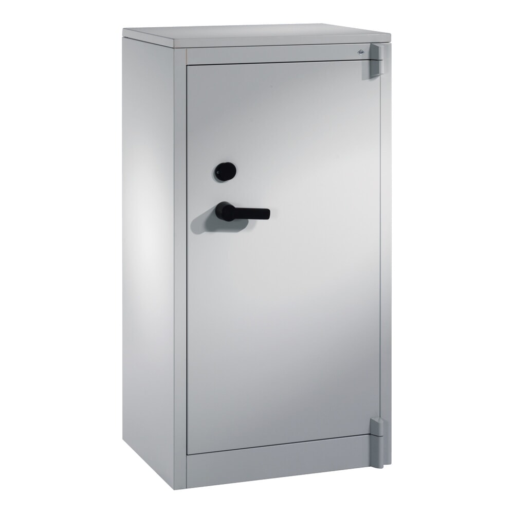 Produktabbildung: C+P Sicherheits-Flügeltürschrank, 3 OH, HxBxT 1.226 x 650 x 500 mm, lichtgrau, lichtgrau, lichtgrau