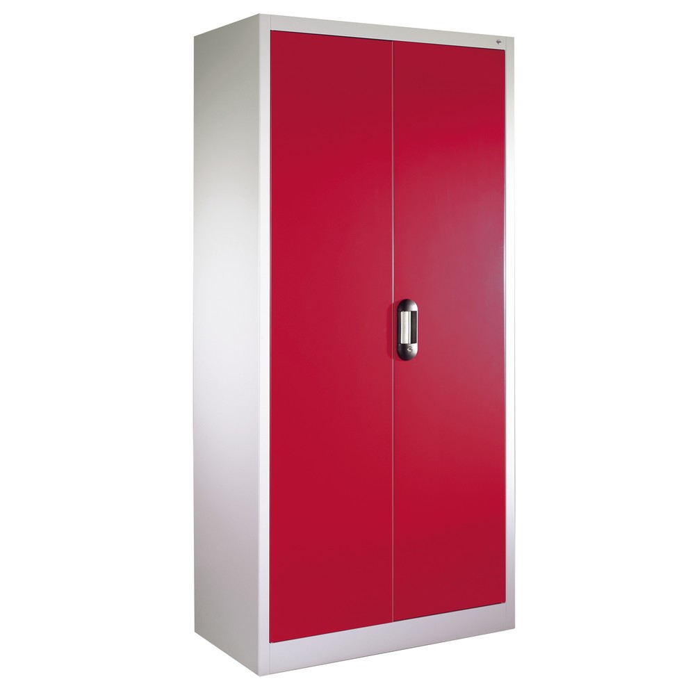 Produktabbildung Nr. 11: C+P Werkstatt-Flügeltürschrank mit 4 Fachböden, HxBxT 1.950 x 800 x 400 mm, anthrazitgrau, rubinrot
