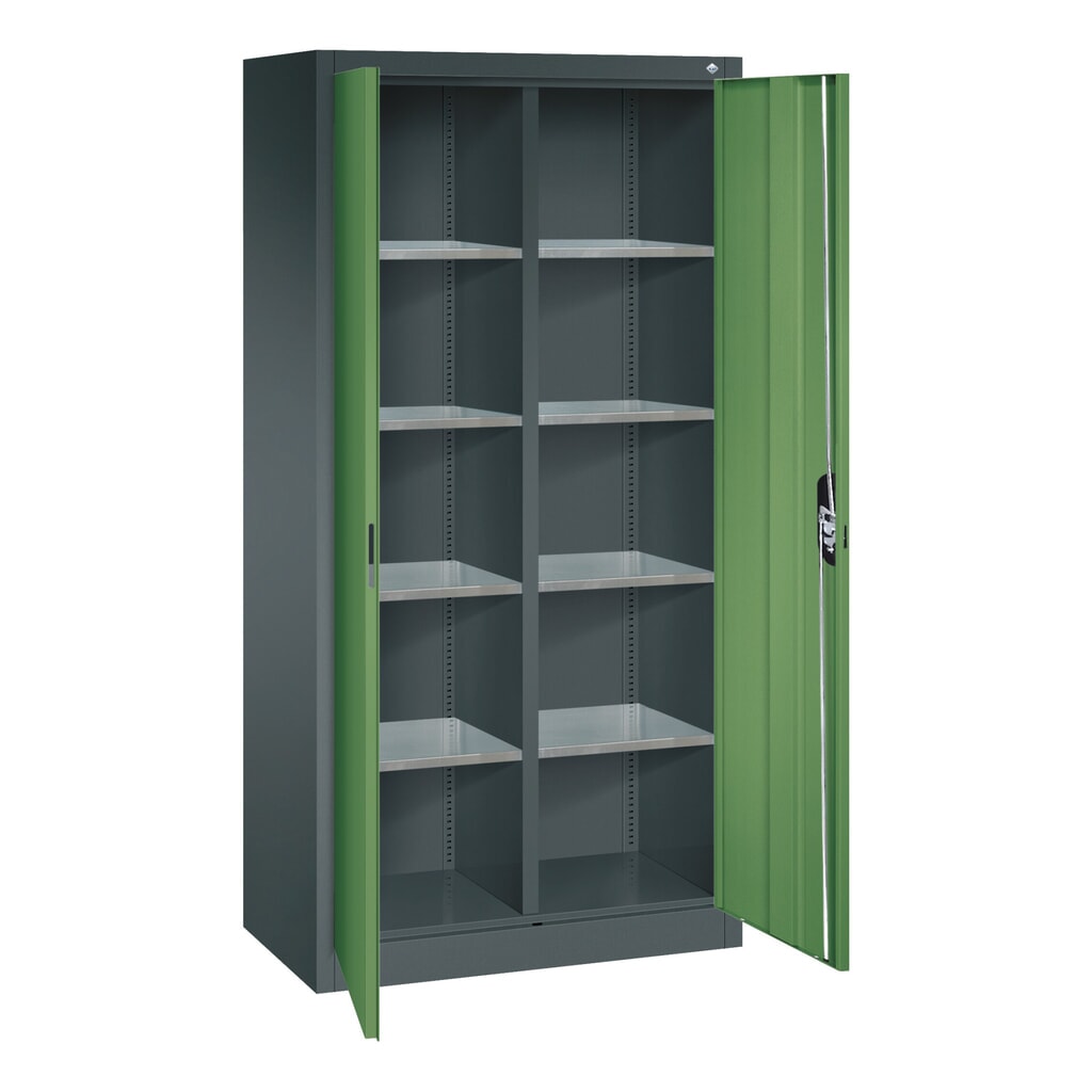 Produktabbildung Nr. 7: C+P Werkzeugschrank, Schubladen 4x174 mm, 6 Böden, Breite 930 mm, lichtgrau, schwarzgrau