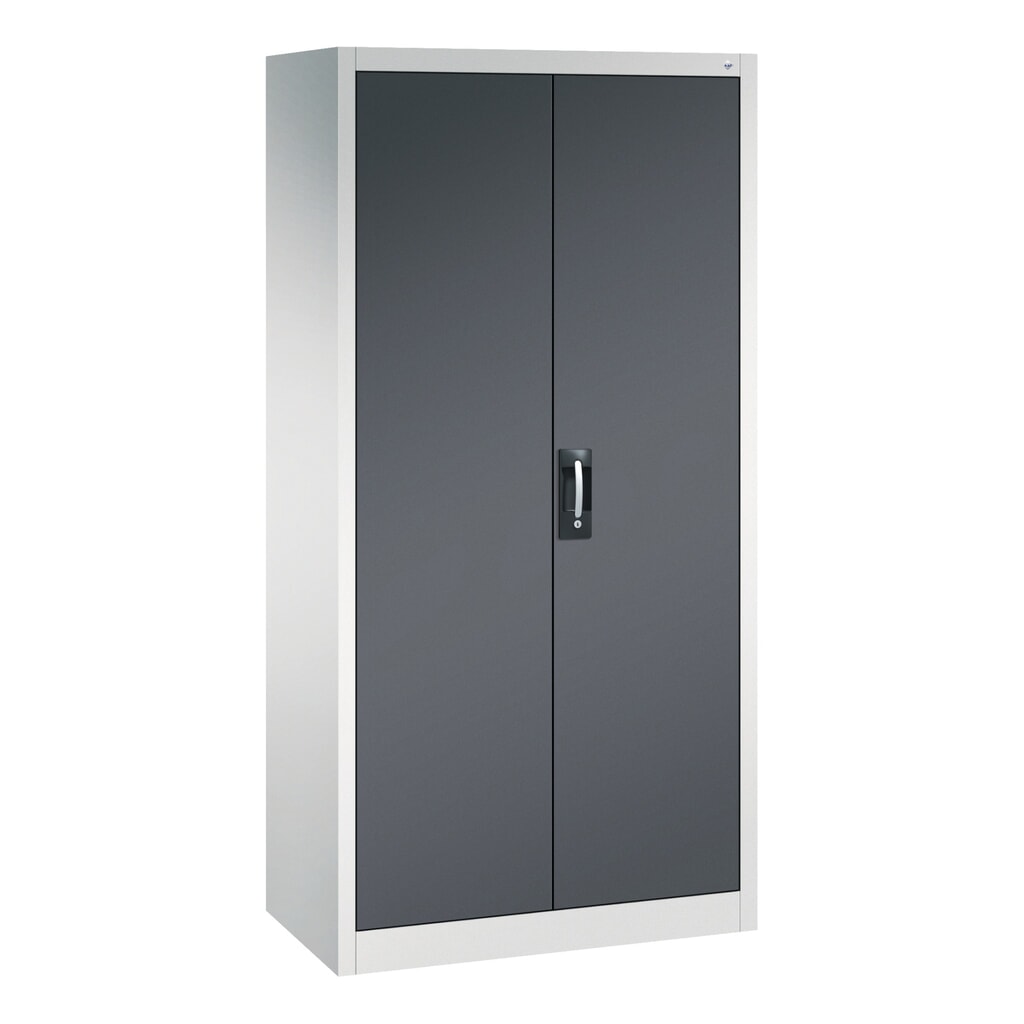 C+P Werkzeugschrank, Schubladen 4x174 mm, 6 Böden, Breite 930 mm, lichtgrau, schwarzgrau Produktabbildung: C+P Werkzeugschrank, Schubladen 4x174 mm, 6 Böden, Breite 930 mm, lichtgrau, schwarzgrau