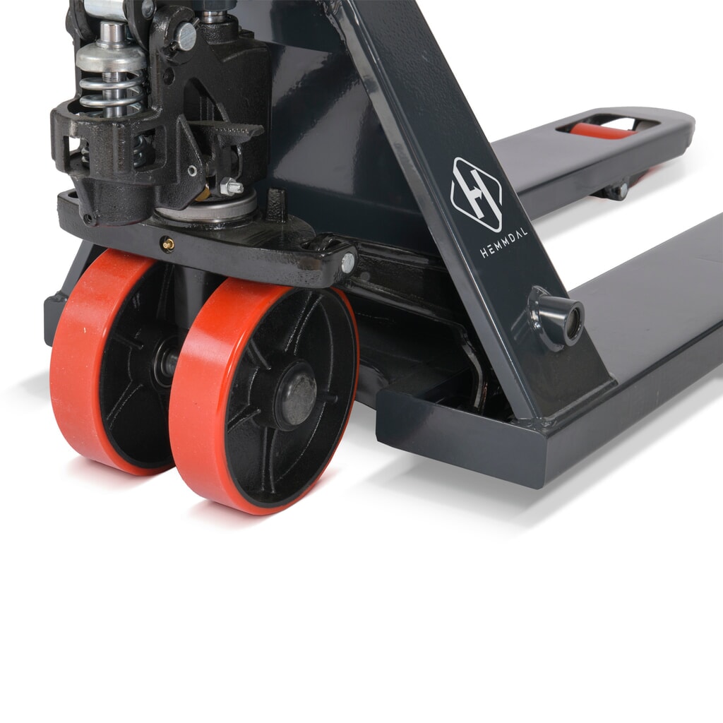 Handhubwagen HEMMDAL PTM 2.5, Tragfähigkeit 2.500 kg, Gabellänge 1.150 mm, Polyurethan, Einfachrolle Produktabbildung Nr. 4: Handhubwagen HEMMDAL PTM 2.5, Tragfähigkeit 2.500 kg, Gabellänge 1.150 mm, Polyurethan, Einfachrolle