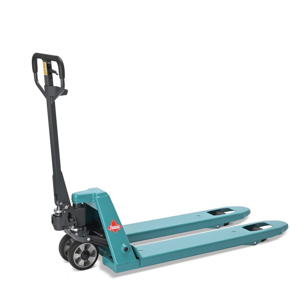 Hubwagen mit Waage Ameise® PTM 2.0 Scale mit Display am Deichselkopf, Tragkraft 2.000 kg, Einfachrollen Produktabbildung: Hubwagen mit Waage Ameise® PTM 2.0 Scale mit Display am Deichselkopf, Tragkraft 2.000 kg, Einfachrollen