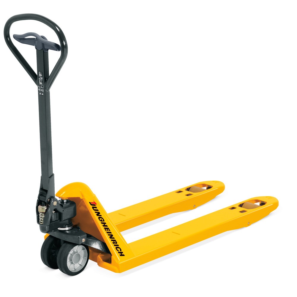 Produktabbildung: Jungheinrich Handhubwagen AM 22, Tragfähigkeit 2.200 kg, Gabellänge 902 mm, Vollgummi/Polyurethan