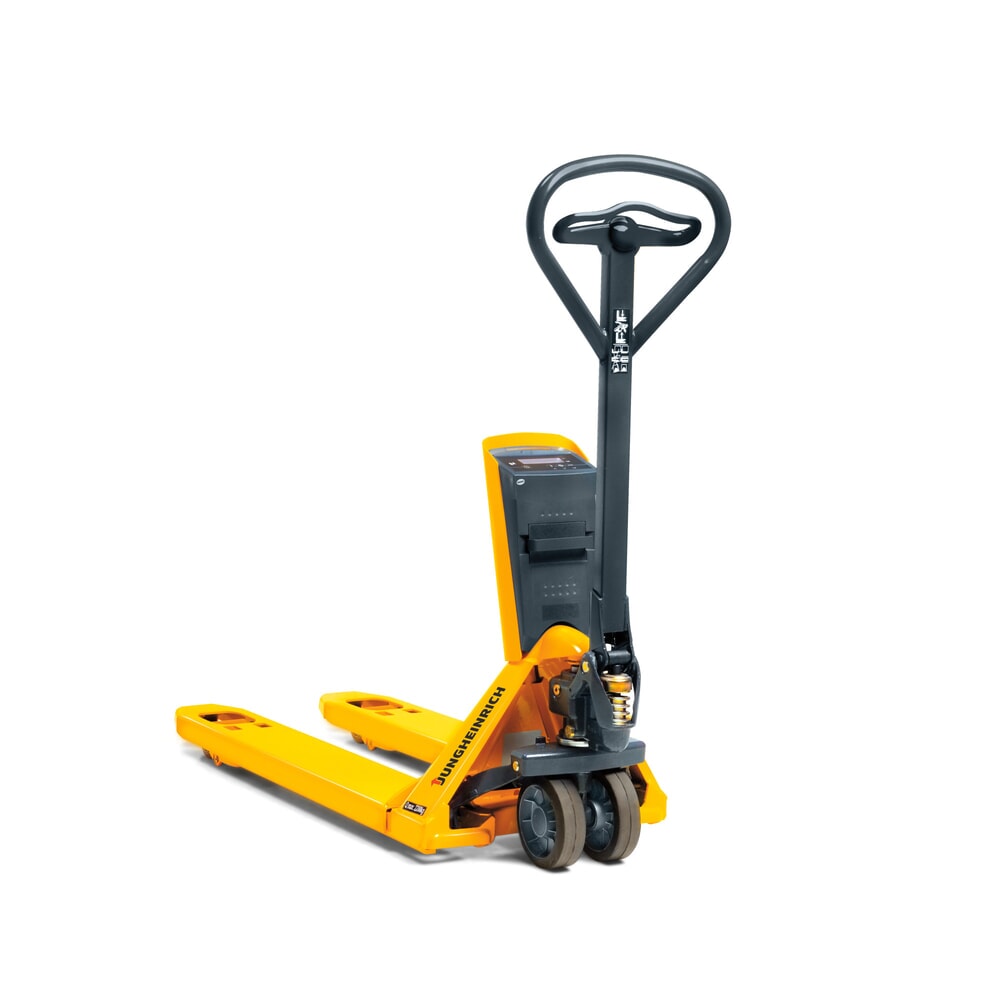 Produktabbildung Nr. 6: Jungheinrich Hubwagen mit Waage AMW 22p mit Komfortanzeige und Thermodrucker, Tragfähigkeit 2.200 kg, Vollgummi/Polyurethan