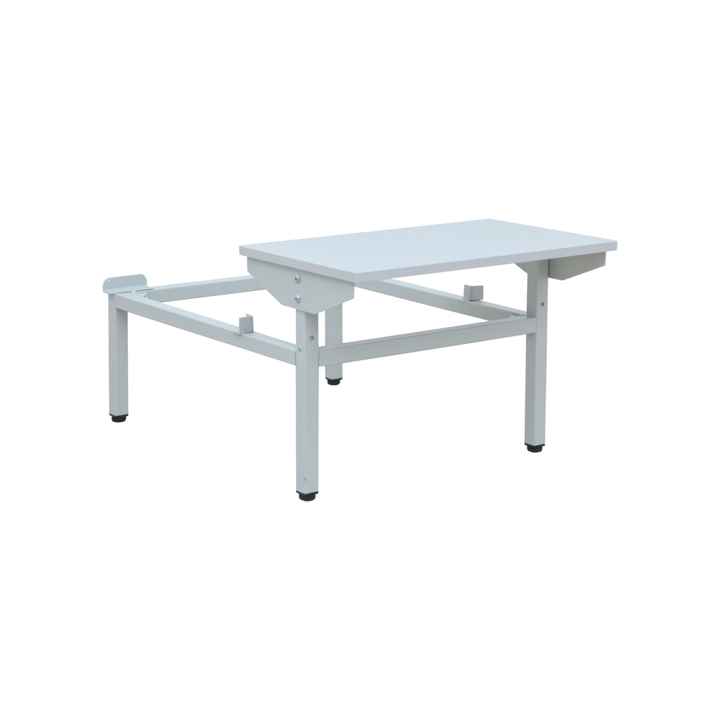Produktabbildung Nr. 5: CEHA Kleiderspind  mit Sitzbank HG-SB-1, Drehriegelverschluss, 2 Abteile, HxBxT 2.100 x 600 x 500 mm, lichtgrau
