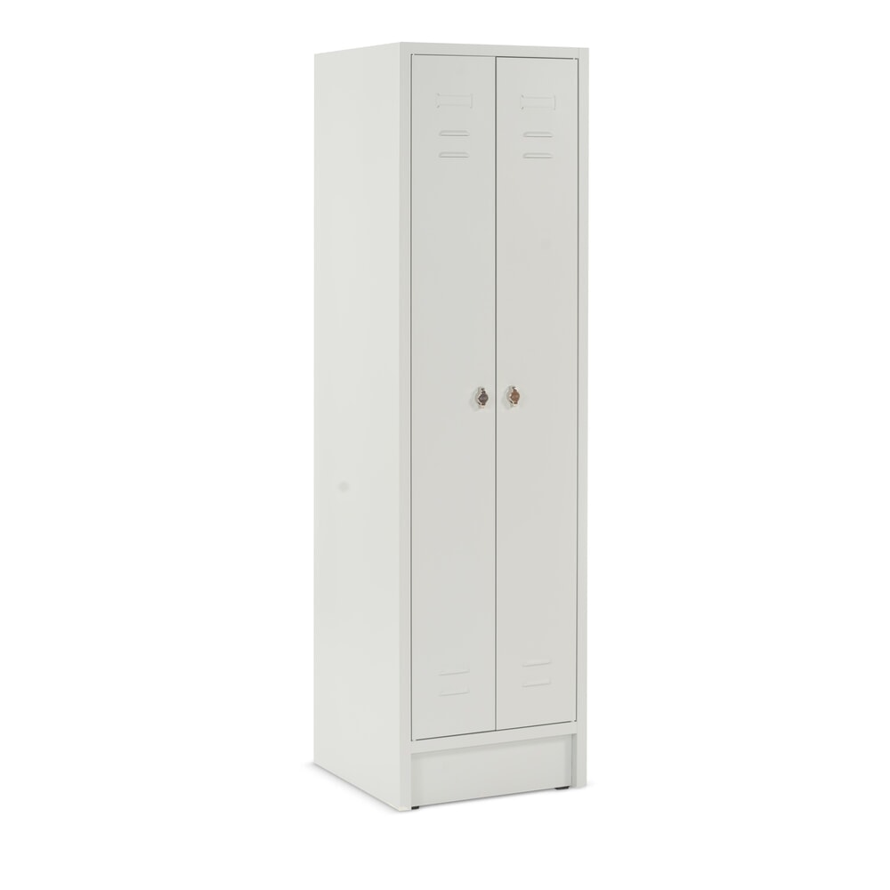 Produktabbildung: CEHA Kleiderspind mit Sockel + Drehriegelverschluss, 2 Abteile für 2 Personen, HxBxT 1.800 x 500 x 500 mm