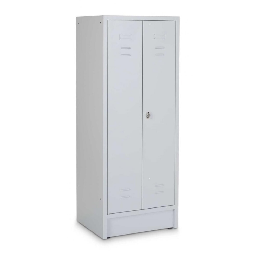 Produktabbildung: CEHA Putzmittelschrank HPZ-1, Zylinderschloss, HxBxT 1.800 x 600 x 500 mm, lichtgrau
