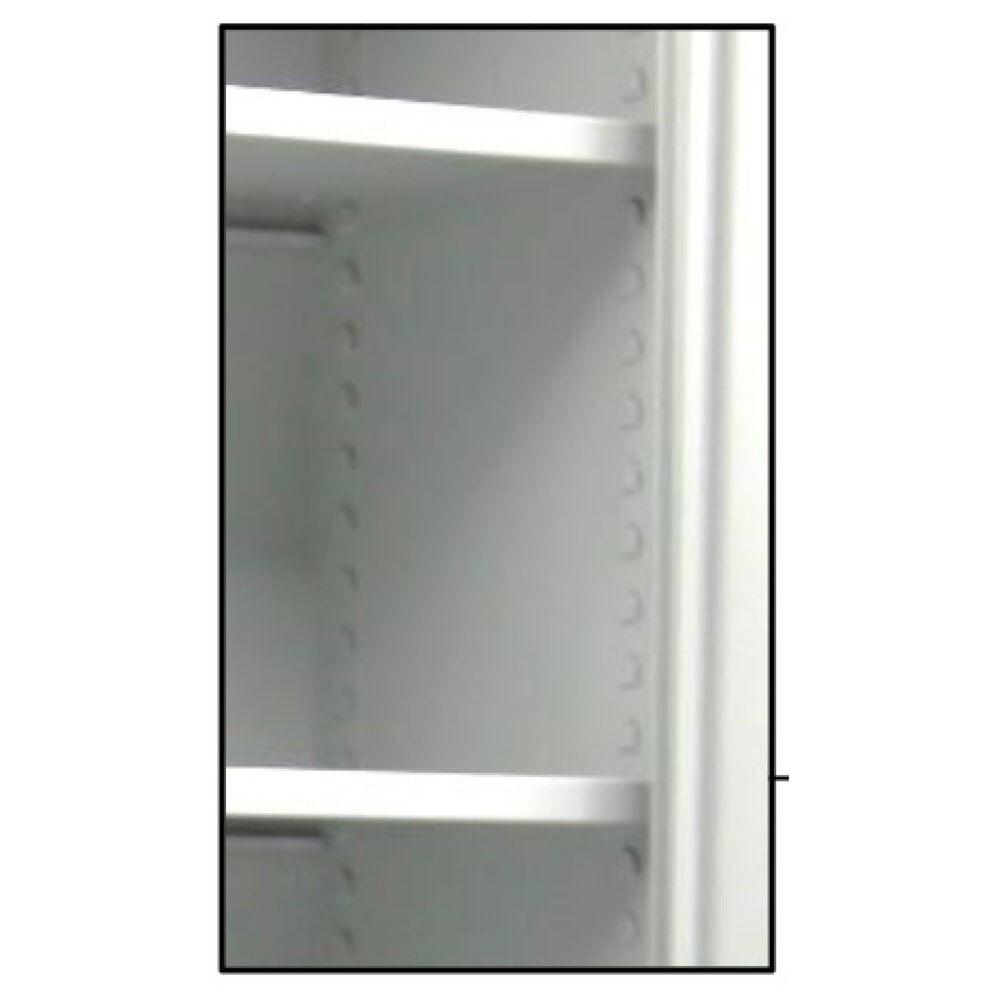 Produktabbildung Nr. 4: CEHA Flügeltürenschrank HF-ST, 5 OH, HxBxT 1.950 x 920 x 420 mm, verzinkte Fachböden, lichtgrau