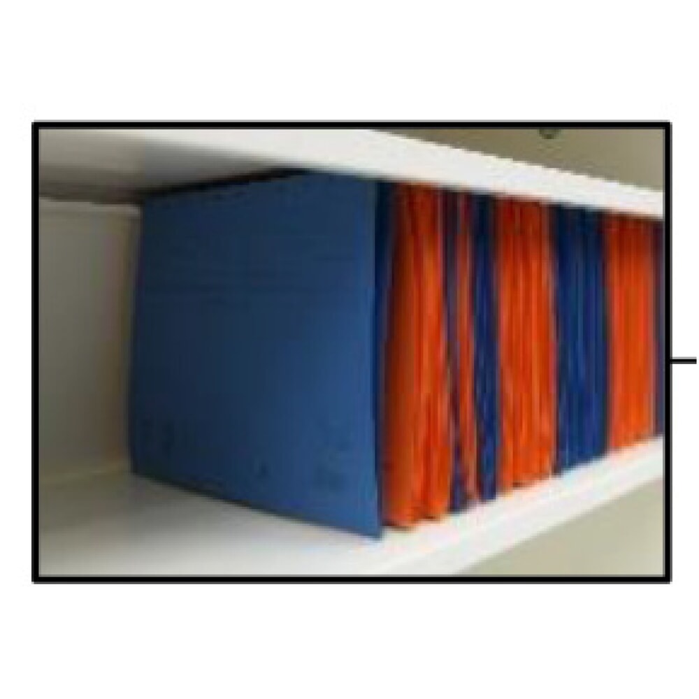 Produktabbildung Nr. 5: CEHA Flügeltürenschrank HF-ST, 5 OH, HxBxT 1.950 x 920 x 420 mm, verzinkte Fachböden, lichtgrau