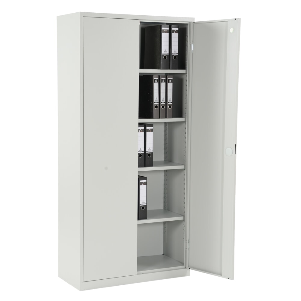 Produktabbildung Nr. 8: CEHA Flügeltürenschrank HF-ST, 5 OH, HxBxT 1.950 x 920 x 420 mm, verzinkte Fachböden, lichtgrau