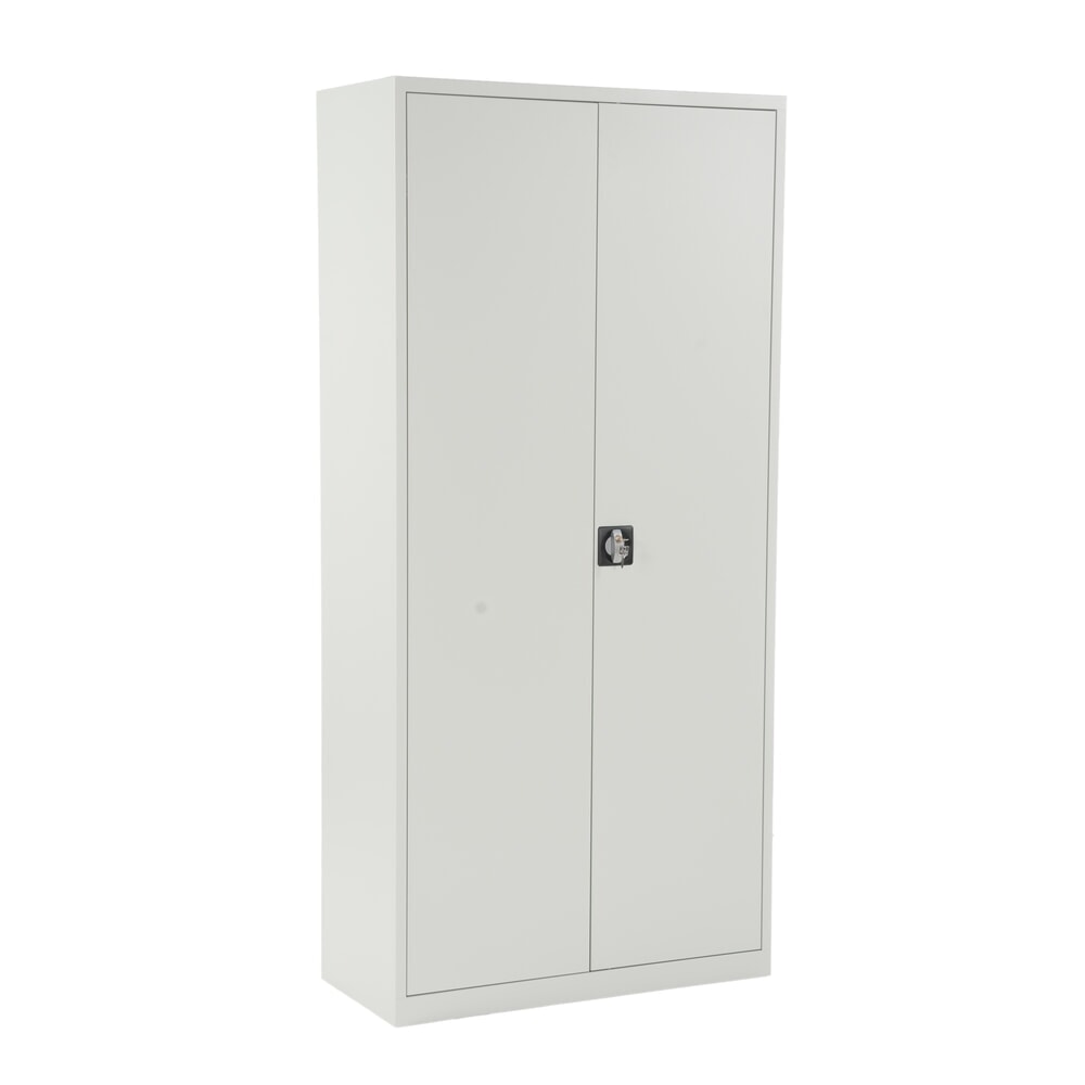 Produktabbildung: CEHA Universalschrank HUS-1, Drehriegel-Zylinderschloss, 4,5 OH, HxBxT 1.800 x 800 x 380 mm, verzinkte Fachböden, lichtgrau