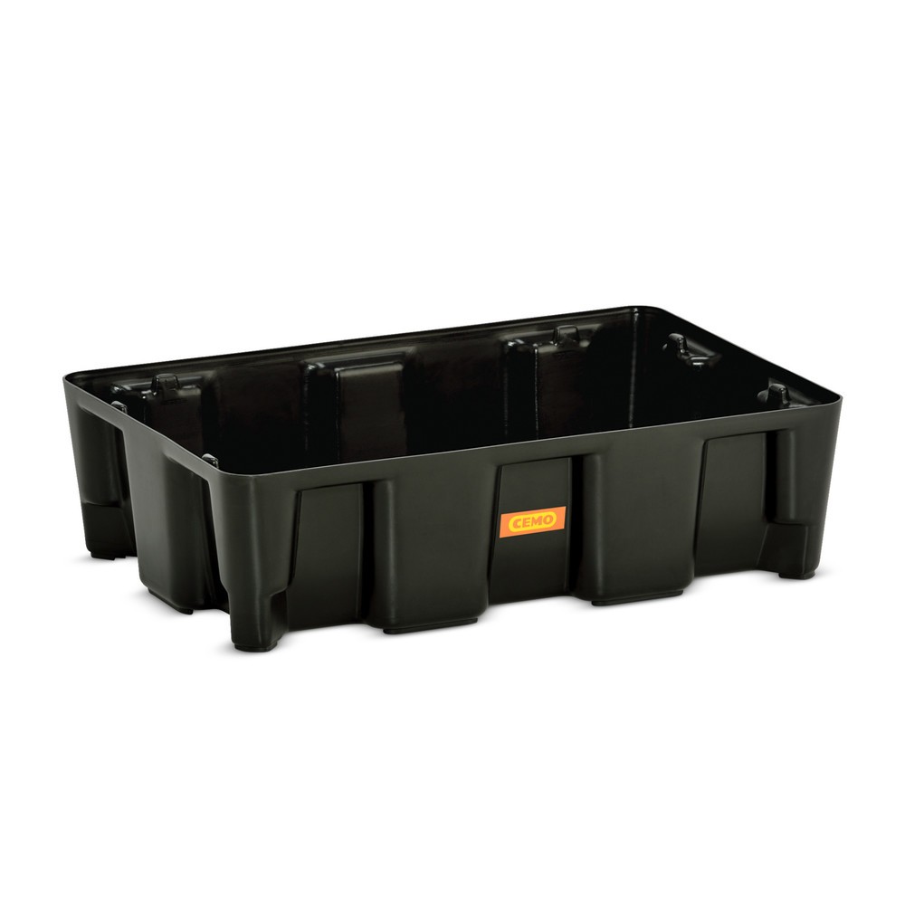 Produktabbildung: CEMO Kleingebinde-/Laborwanne aus PE, Auffangvolumen 25 l