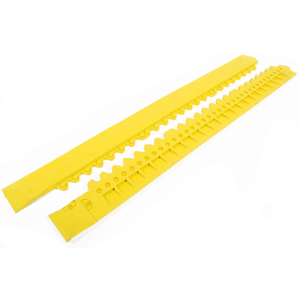 Produktabbildung: COBA Anti-Ermüdungsmatte Fatigue Step, Randleiste, Standard, männlich, gelb