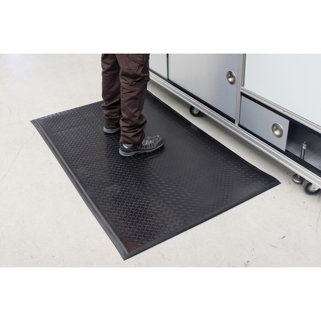 Produktabbildung Nr. 4: COBA Anti-Ermüdungsmatte Orthomat® Comfort Plus, BxL 600 x 900 mm, schwarz