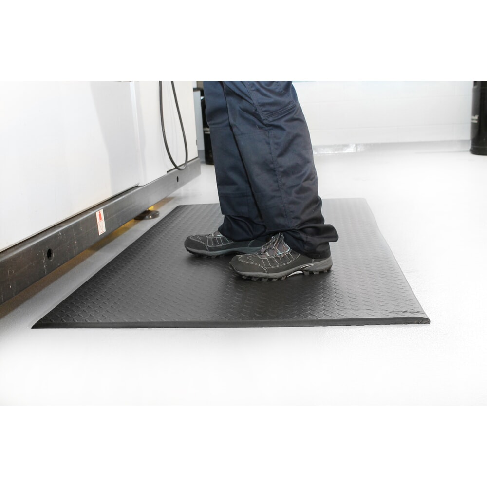 Produktabbildung Nr. 4: COBA Anti-Ermüdungsmatte Orthomat® Diamond, BxL 600 x 900 mm, schwarz