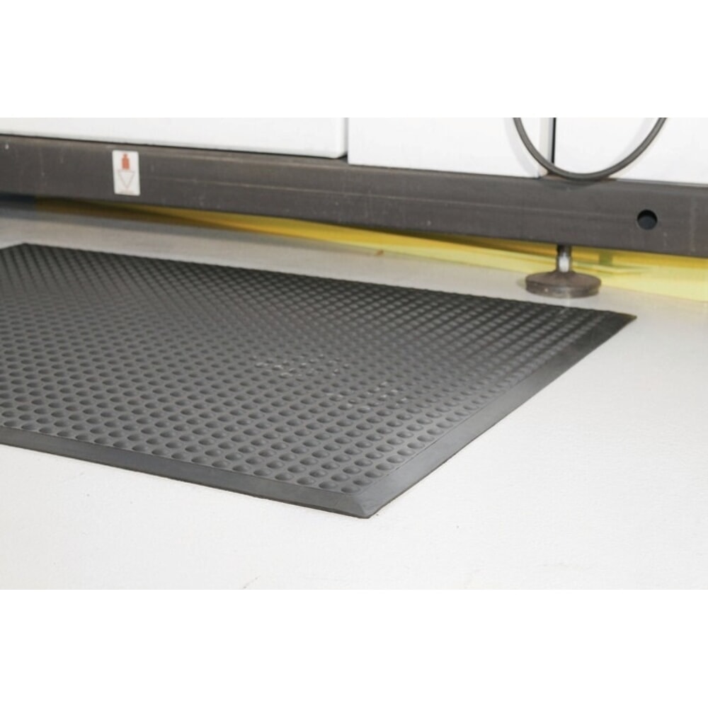Produktabbildung Nr. 2: COBA Arbeitsplatzbodenbelag, schwarz SBR-Gummi, Fertigmatte L900xB600xS14mm