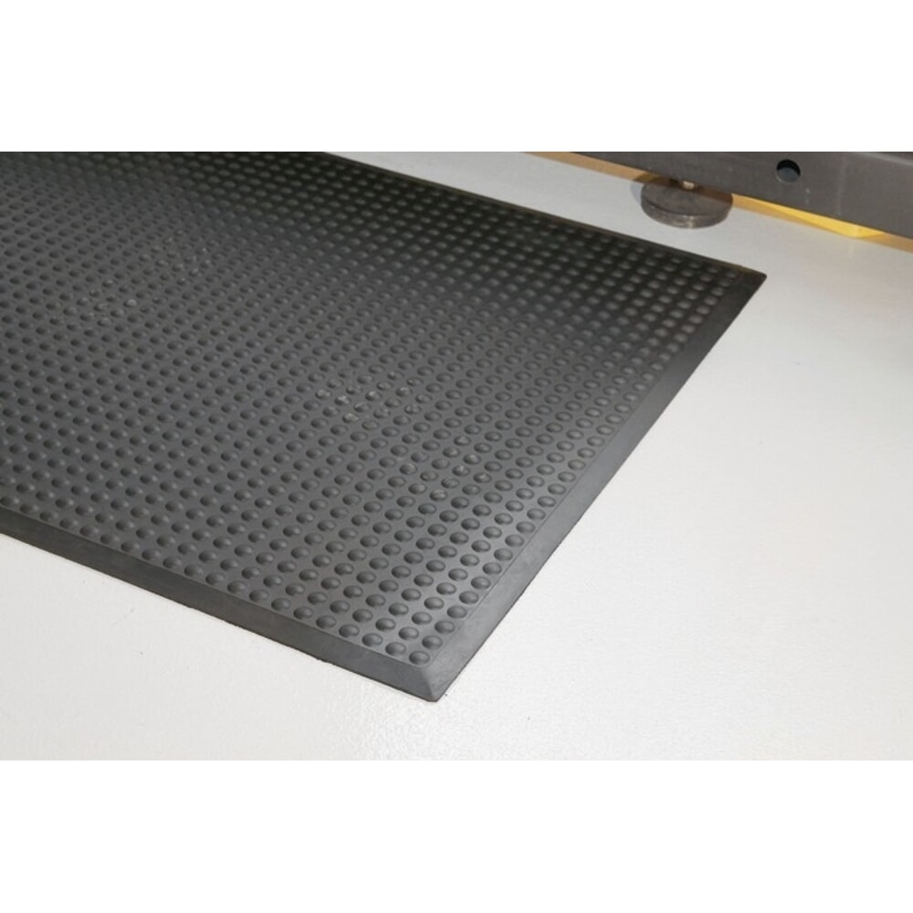 Produktabbildung Nr. 3: COBA Arbeitsplatzbodenbelag, schwarz SBR-Gummi, Fertigmatte L900xB600xS14mm