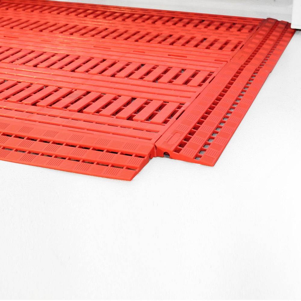 Produktabbildung Nr. 2: COBA Arbeitsplatzmatte aus PE, BxL 600 x 1.200 mm, orange