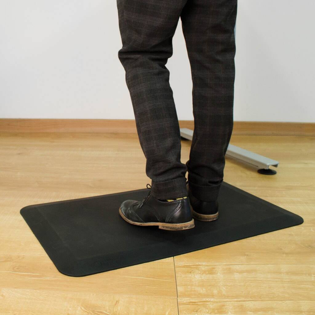 COBA Ergonomiematte aus PU, BxL 500 x 800 mm, schwarz Produktabbildung Nr. 3: COBA Ergonomiematte aus PU, BxL 500 x 800 mm, schwarz