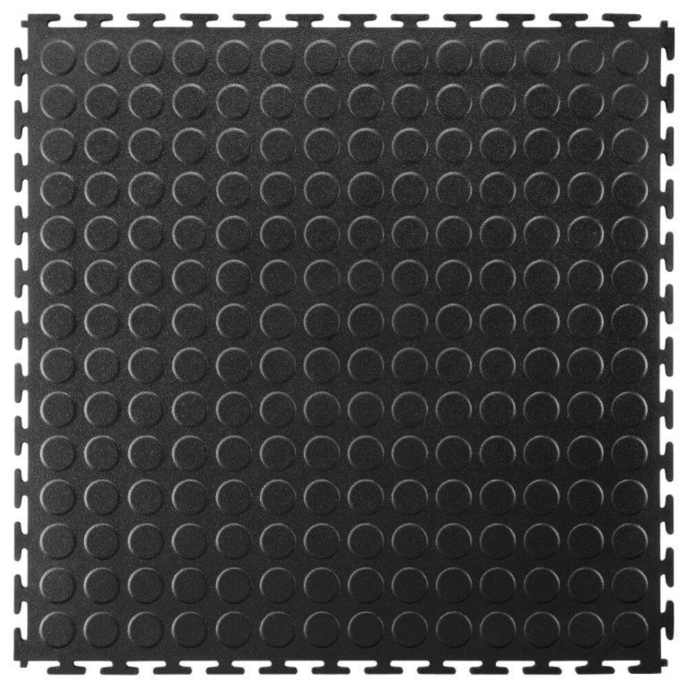 Produktabbildung Nr. 3: COBA PVC-Bodenfliese, Noppenoptik, BxL 500 x 500 mm, schwarz