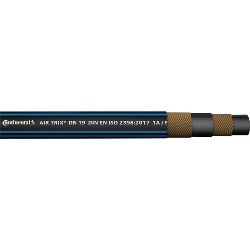 CONTINENTAL Pressluftschlauch AIR TRIX®, Länge 40 m, Innen-Ø 13 mm Aussen-Ø 23 mm, Rolle, schwarz SBR Produktabbildung: CONTINENTAL Pressluftschlauch AIR TRIX®, Länge 40 m, Innen-Ø 13 mm Aussen-Ø 23 mm, Rolle, schwarz SBR