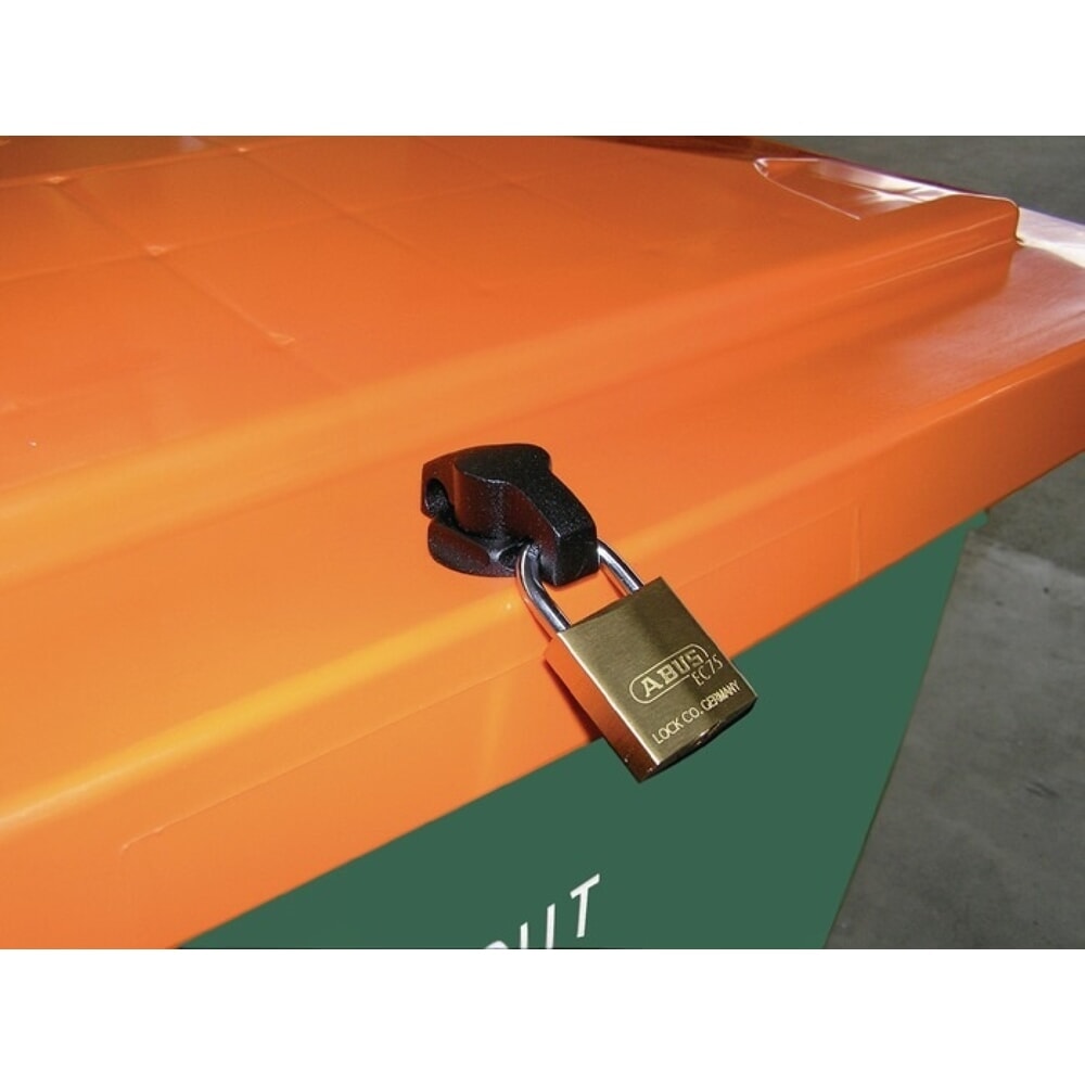 Produktabbildung Nr. 2: CRAEMER Streugutbehälter, 210 l HD-PE grün/orange, L790xB605xH775 mm, ohne Entnahmerutsche