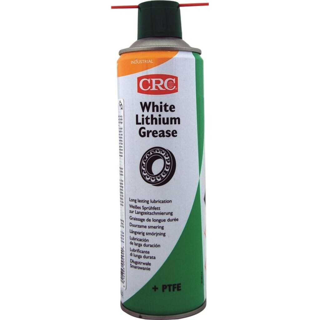 CRC Sprühfett WHITE LITHIUM GREASE weiss 500 ml Spraydose Produktabbildung: CRC Sprühfett WHITE LITHIUM GREASE weiss 500 ml Spraydose