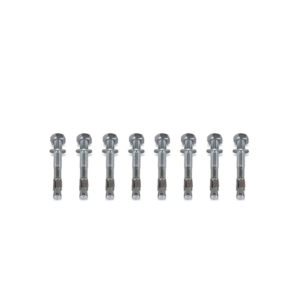 dancop Bodenanker-Montage-Set, feuerverzinkter Stahl, 8 Stk/VE Produktabbildung: dancop Bodenanker-Montage-Set, feuerverzinkter Stahl, 8 Stk/VE