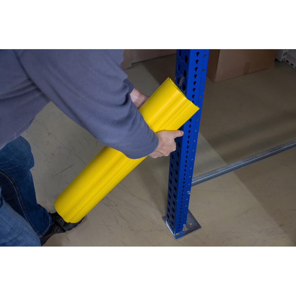 Dancop d-flexx Anfahrschutz für Regale Alfa, aus Kunststoff, Innenmass HxB 400 x 75-99 mm Produktabbildung Nr. 12: Dancop d-flexx Anfahrschutz für Regale Alfa, aus Kunststoff, Innenmass HxB 400 x 75-99 mm