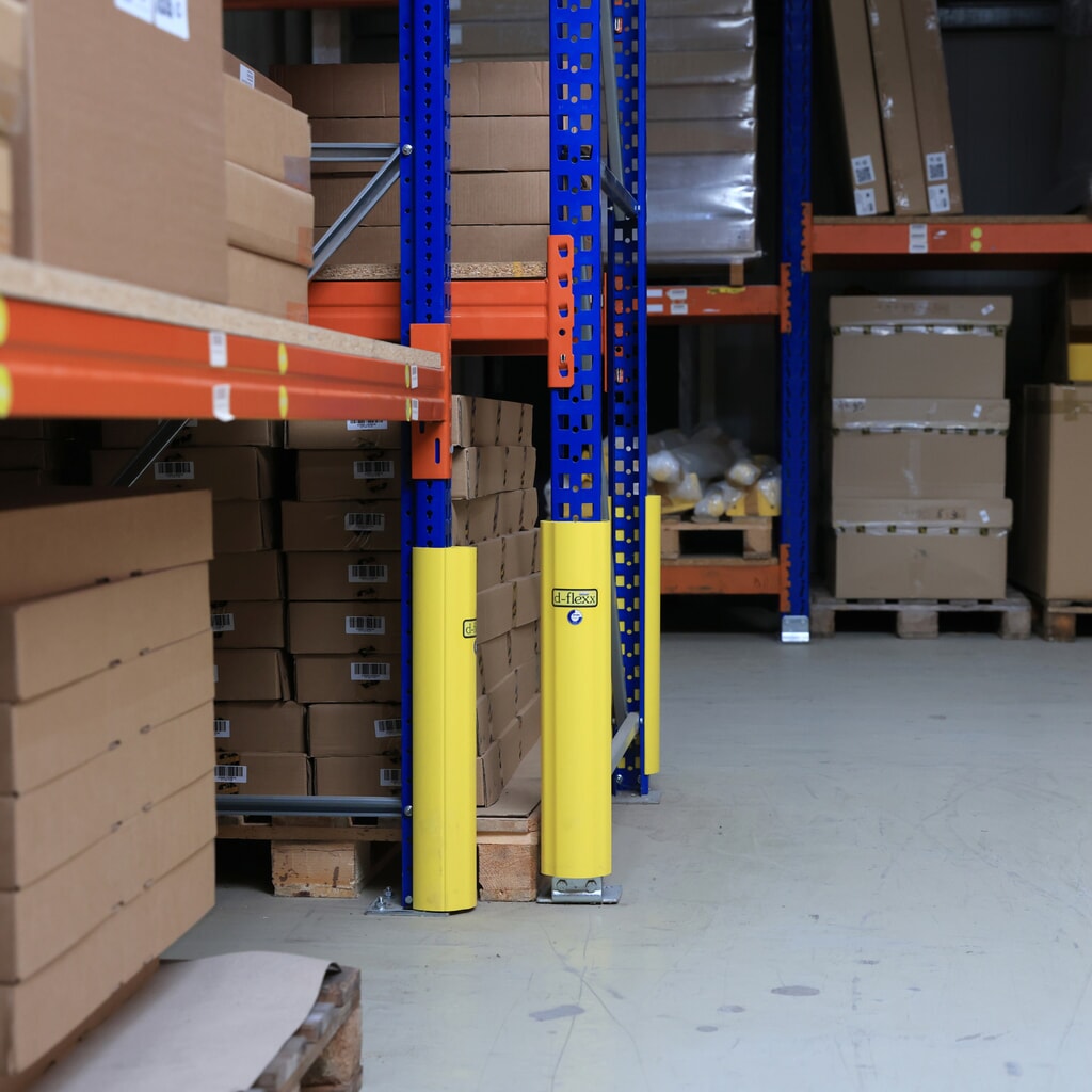 Dancop d-flexx Anfahrschutz für Regale Alfa, aus Kunststoff, Innenmass HxB 400 x 75-99 mm Produktabbildung Nr. 11: Dancop d-flexx Anfahrschutz für Regale Alfa, aus Kunststoff, Innenmass HxB 400 x 75-99 mm