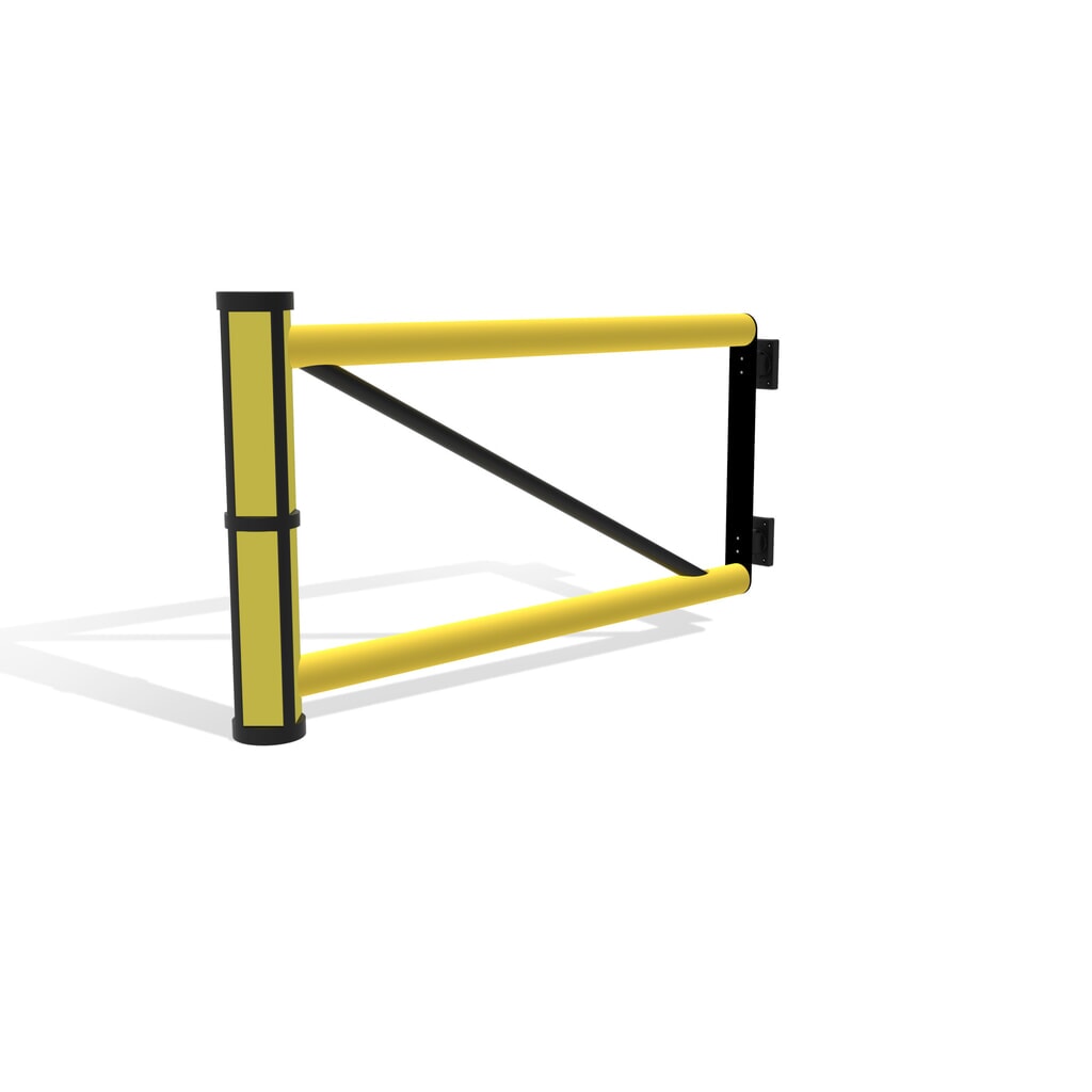 Dancop Schwingtür für Rammschutzgeländer "Delta", Innen- und Aussenbereich, HxB 1.200 x 1.200 mm Produktabbildung Nr. 2: Dancop Schwingtür für Rammschutzgeländer "Delta", Innen- und Aussenbereich, HxB 1.200 x 1.200 mm