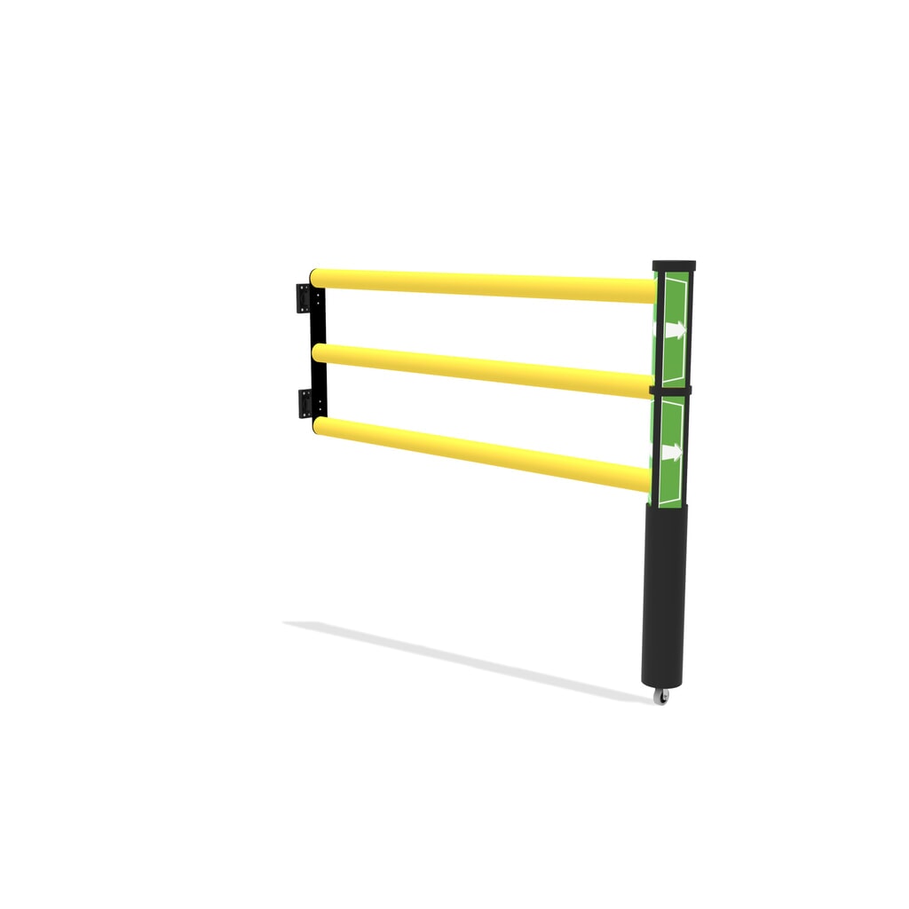 Produktabbildung Nr. 2: Dancop Schwingtür für Rammschutzgeländer "Delta", Innen- und Aussenbereich, HxB  1.200 x 1.500 mm