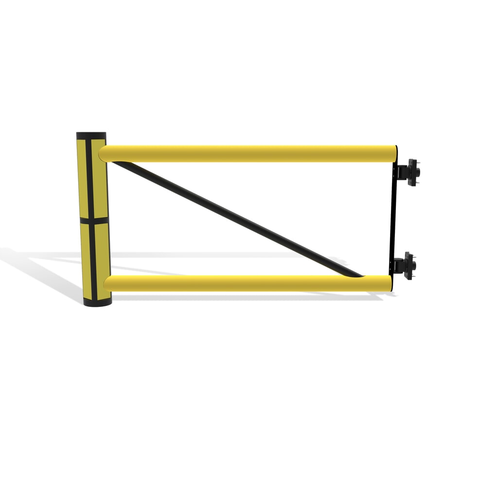 Dancop Schwingtür für Rammschutzgeländer "Delta", Innen- und Aussenbereich, HxB 1.200 x 1.200 mm Produktabbildung Nr. 3: Dancop Schwingtür für Rammschutzgeländer "Delta", Innen- und Aussenbereich, HxB 1.200 x 1.200 mm