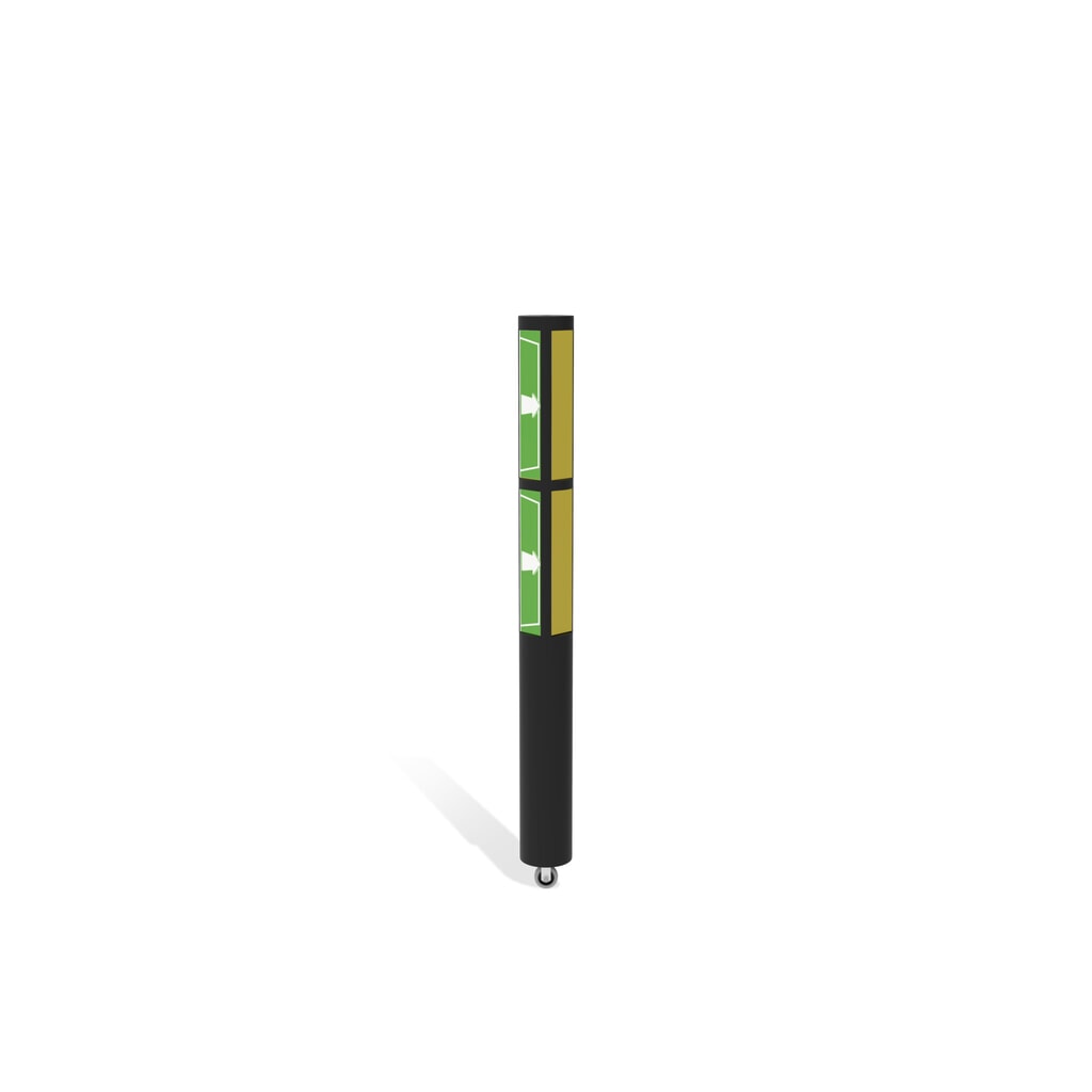 Produktabbildung Nr. 3: Dancop Schwingtür für Rammschutzgeländer "Delta", Innen- und Aussenbereich, HxB  1.200 x 1.500 mm