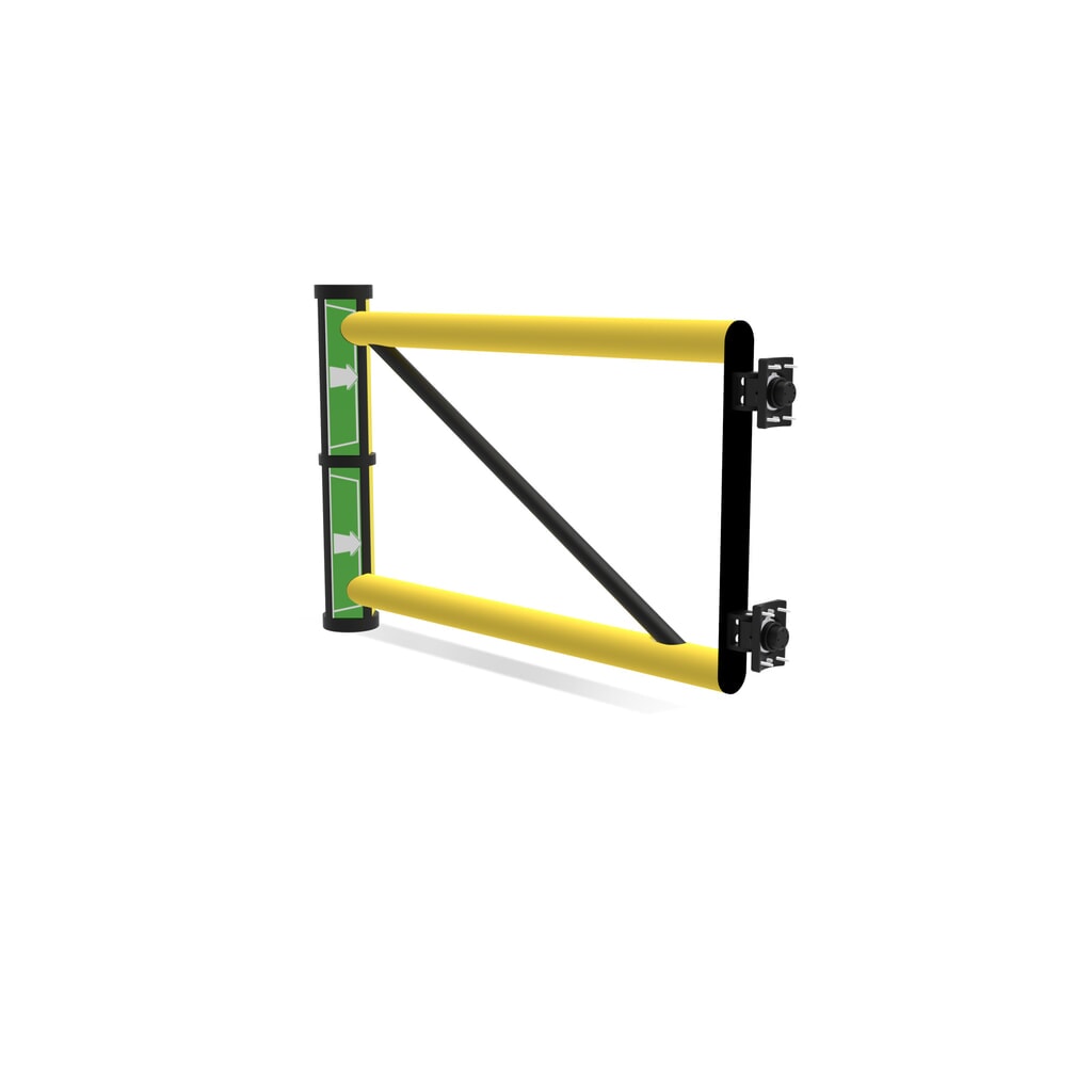 Produktabbildung Nr. 6: Dancop Schwingtür für Rammschutzgeländer "Delta", Innen- und Aussenbereich, HxB  1.200 x 1.000 mm
