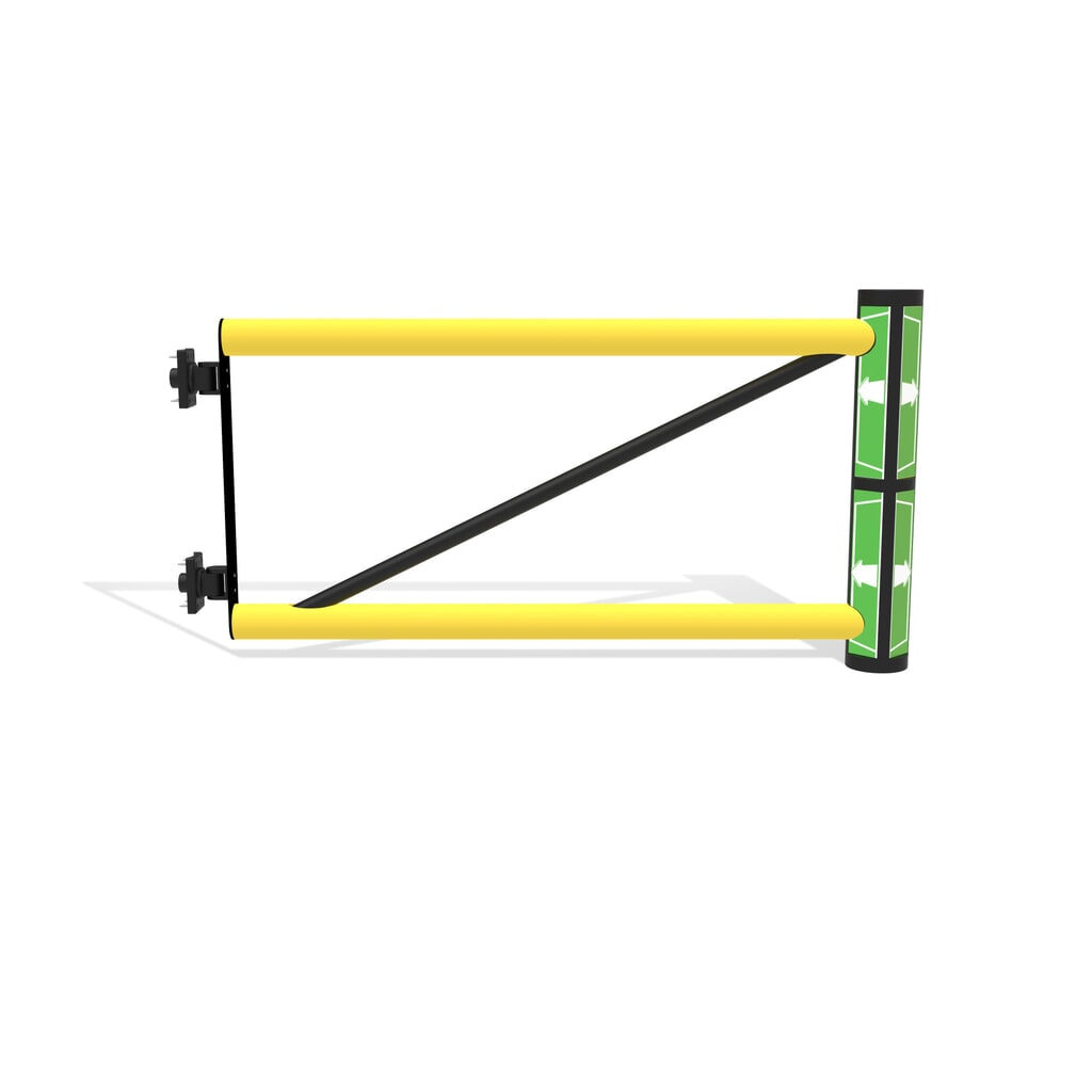 Dancop Schwingtür für Rammschutzgeländer "Delta", Innen- und Aussenbereich, HxB 1.200 x 1.200 mm Produktabbildung Nr. 7: Dancop Schwingtür für Rammschutzgeländer "Delta", Innen- und Aussenbereich, HxB 1.200 x 1.200 mm